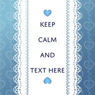 luxury blue lace background card template