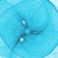light blue abstract spiral fractal