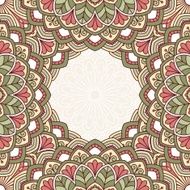 Floral oriental pattern N26