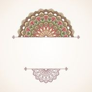 Floral oriental pattern N27