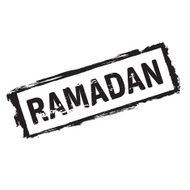 Black vector grunge stamp RAMADAN