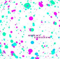 Abstract colorful frame of circles N12