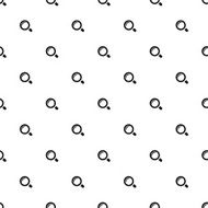 Vector seamless pattern magnifying glass