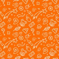 Hand-Drawn Symbol Pattern