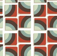 Seamless Abstract Background maid of colorful squares