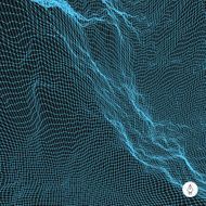 Abstract grid background Water surface Vector illustration N2