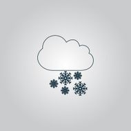 cloud and snowflakes N2