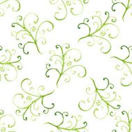 Watercolor abstract swirls in vintage style