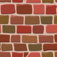 Seamless texture of a cartoon brick wall N2