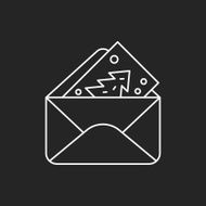 Christmas card line icon N2