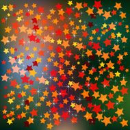 abstract christmas background blue stars