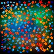 abstract christmas background blue stars N2