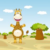 Funny giraffe N6