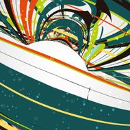 Abstract dynamic illustration N11