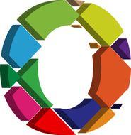 3d font letter O