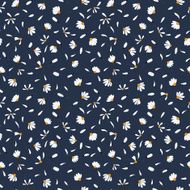 Seamless pattern with cute chamomile flowers N5