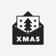 Christmas card icon N12