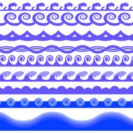 Blue Sea Waves