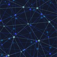 Vector modern abstract polygonal space background N4