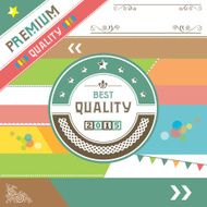 premium vintage badges and labels