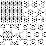 Primitive simple retro seamless pattern with lines N6
