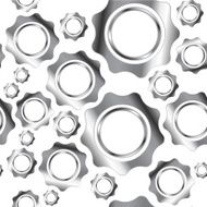 Metal gears abstract seamless background