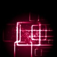 Crimson red sparkling tech background