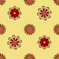 Vector bright Floral seamless pattern