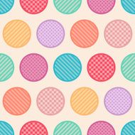 seamless dotted circles pattern