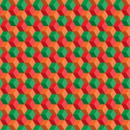 Background of colored cubes vector illustration N2