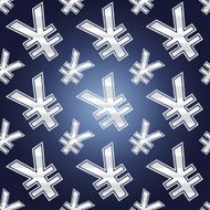 seamless yen symbols