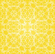 Seamless abstract yellow pattern with gradient