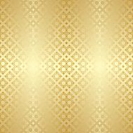 background with golden ornament - vector seamless
