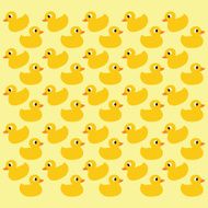 vector ducks seamless pattern