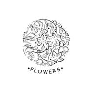 flowers black N2