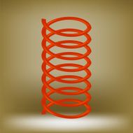Metal Red Spring