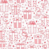 Gift boxes background