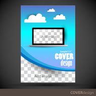 Vector brochure flyer cover design template N3