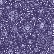 Seamless snowflakes pattern N7
