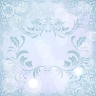 Vector abstract background with floral calligraphic frame N3