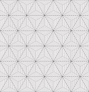 seamless striped isometric triangle pattern