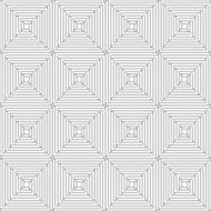 Slim gray wavy squares