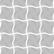 Slim gray wavy checkered squares
