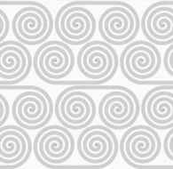Slim gray striped spiral rolls