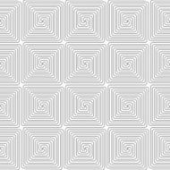 Slim gray square spirals