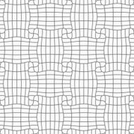 Slim gray checkered rectangle pin will