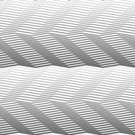 Gray unevenly striped zigzag