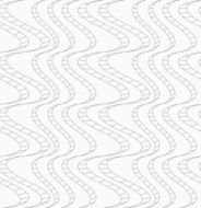Gray striped uneven wavy lines
