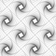 Gray striped shapes forming squares