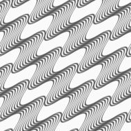 Gray diagonal striped waves